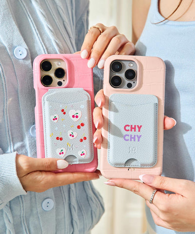 Flap-On Wallet & Phone Stand With Mirror