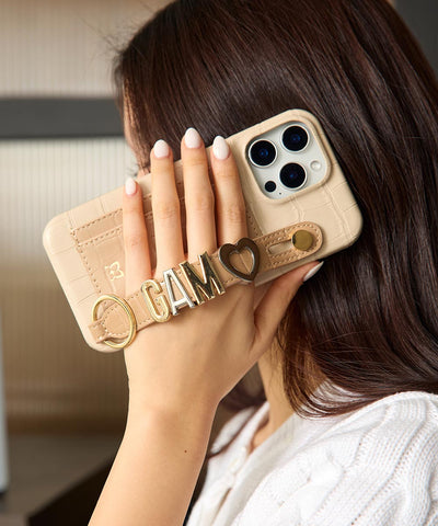 3Tone Hand Strap Card Holder Phone Case