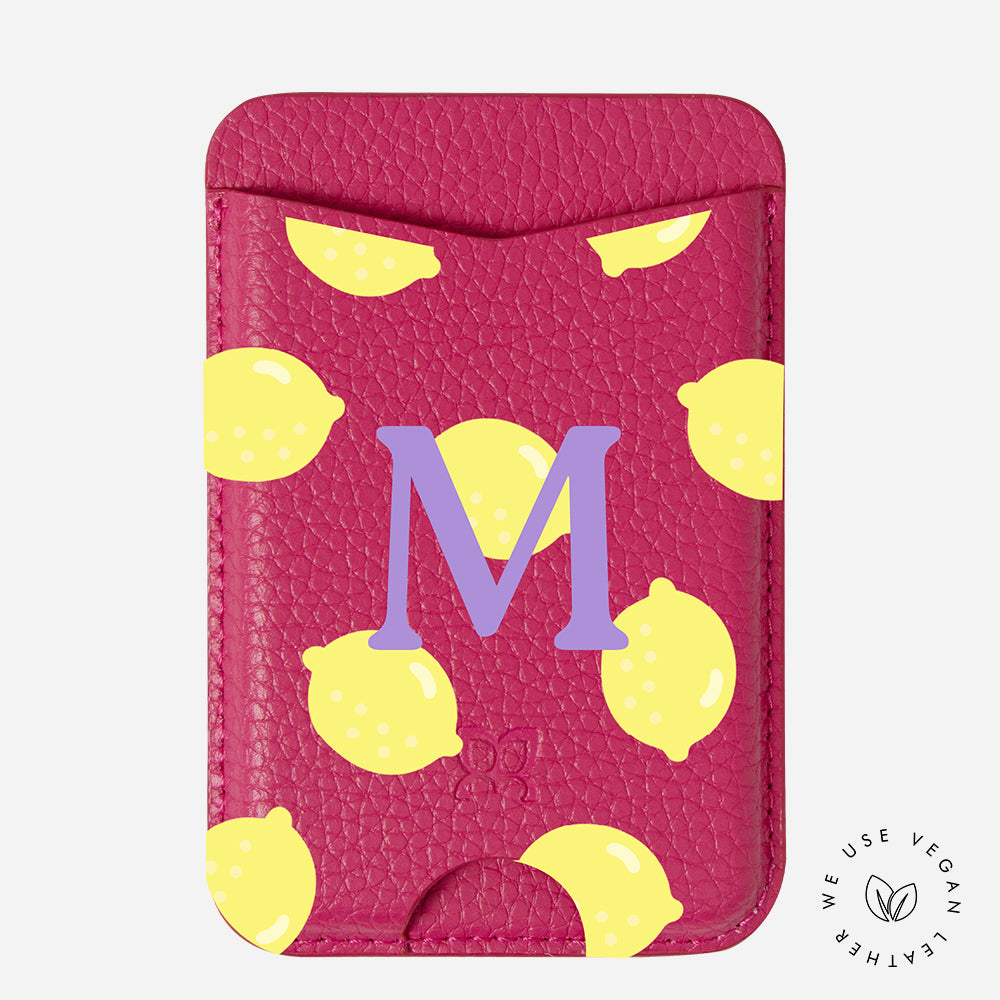 Fruity Party - Personalized Pebbled MagRing Card Wallet