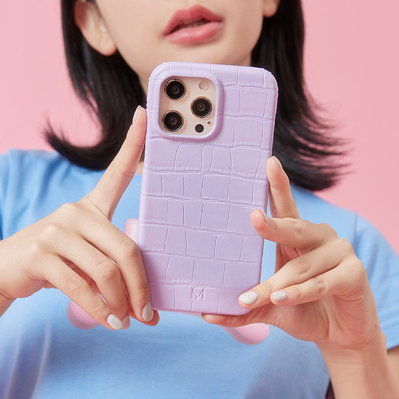 iPhone Phone Case 15 Pro in Violet Purple