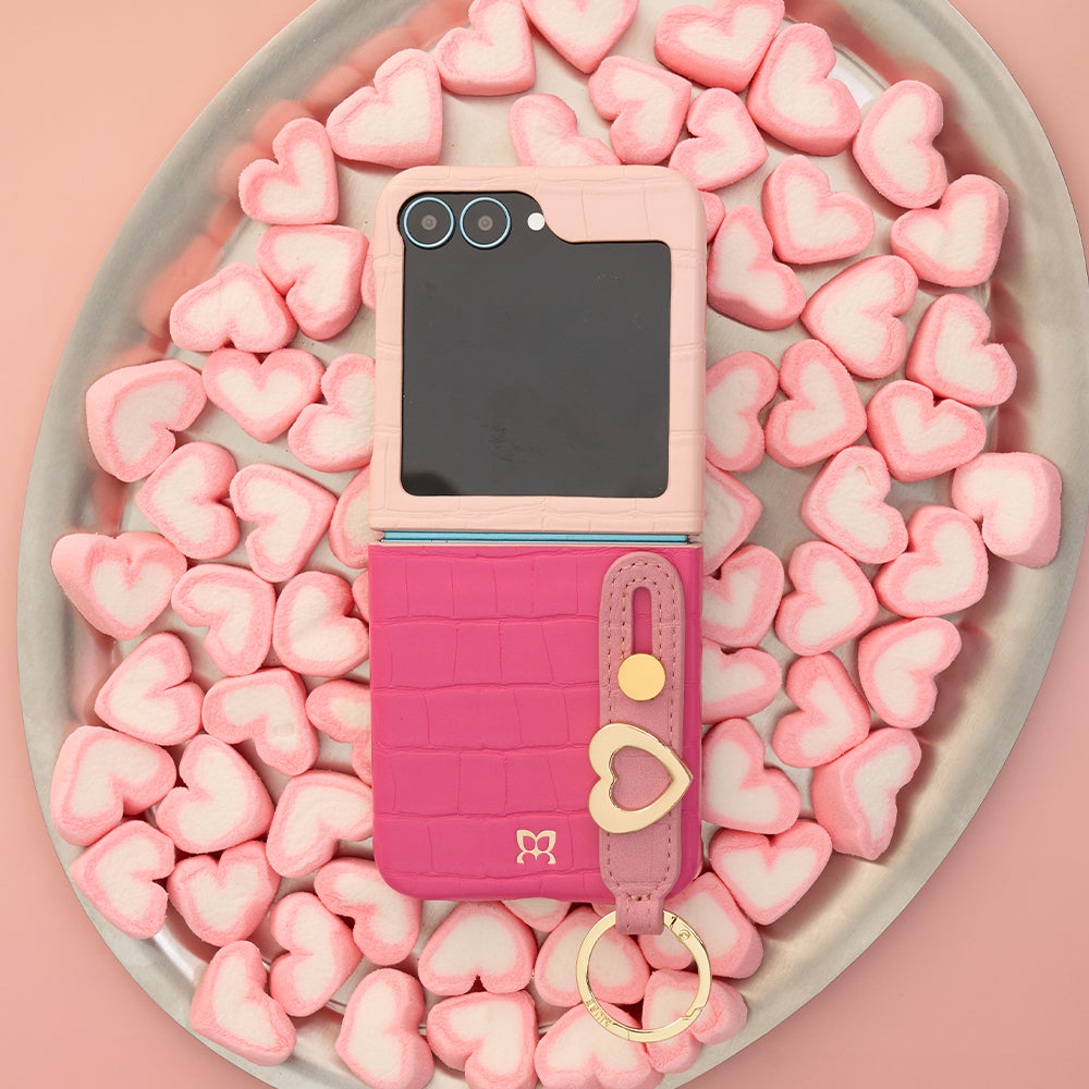 3Tone Hand Strap Phone Case (Z Flip6)