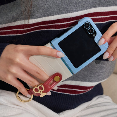 3Tone Hand Strap Phone Case (Z Flip6)