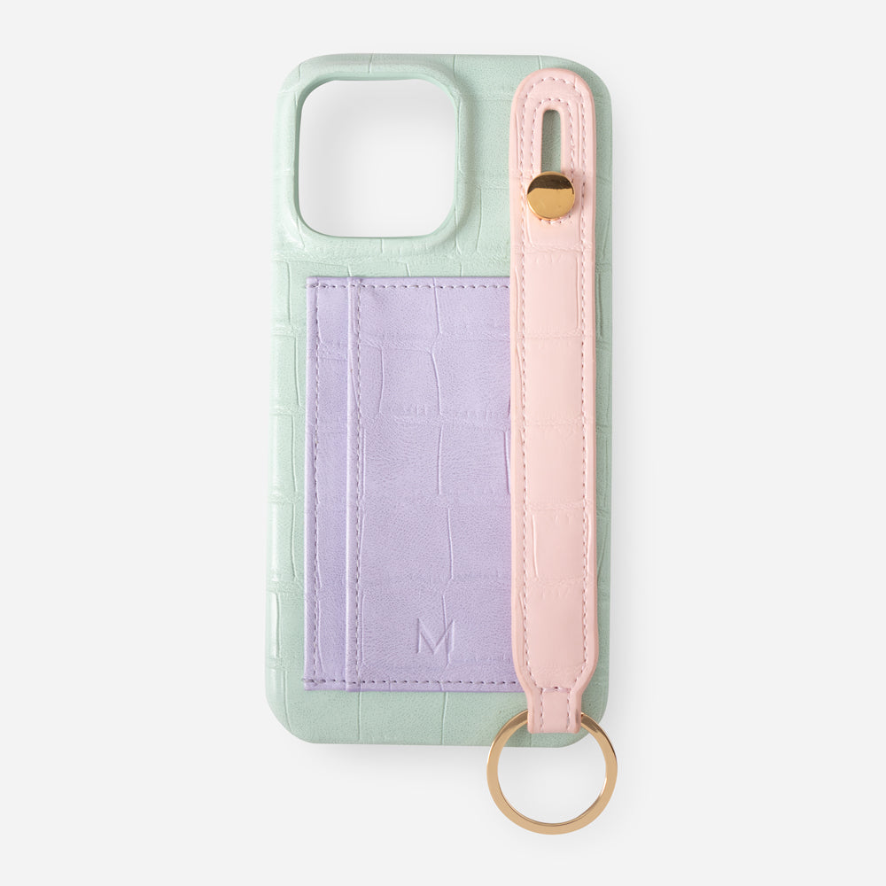Mimco Iphone 11 Pro Case 3Tone Hand Strap Phone Case (iPhone 16