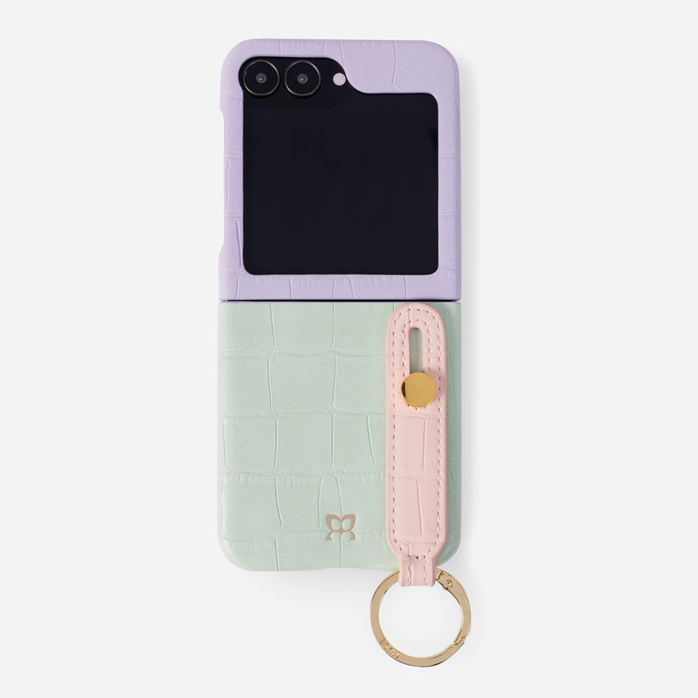 3Tone Hand Strap Phone Case (Z Flip6)