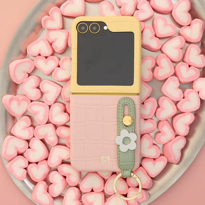 3Tone Hand Strap Phone Case (Z Flip6)