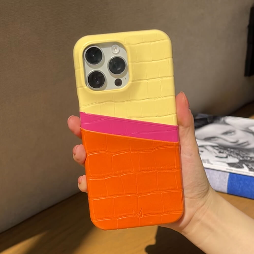 3Tone Card Holder Phone Case (iPhone 15 Pro Max)