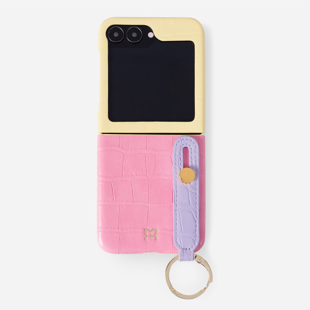 3Tone Hand Strap Phone Case (Z Flip6)