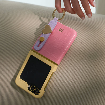 3Tone Hand Strap Phone Case (Z Flip6)