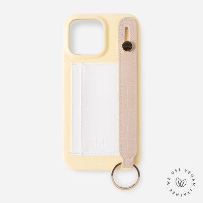 iPhone Cases with Hand Strap for iPhone 14 Pro Max IN Yellow Color