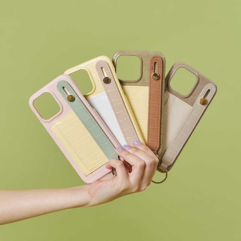 Phone Cases with Hand Strap for iPhone 13 Pro Max in 3Tone color