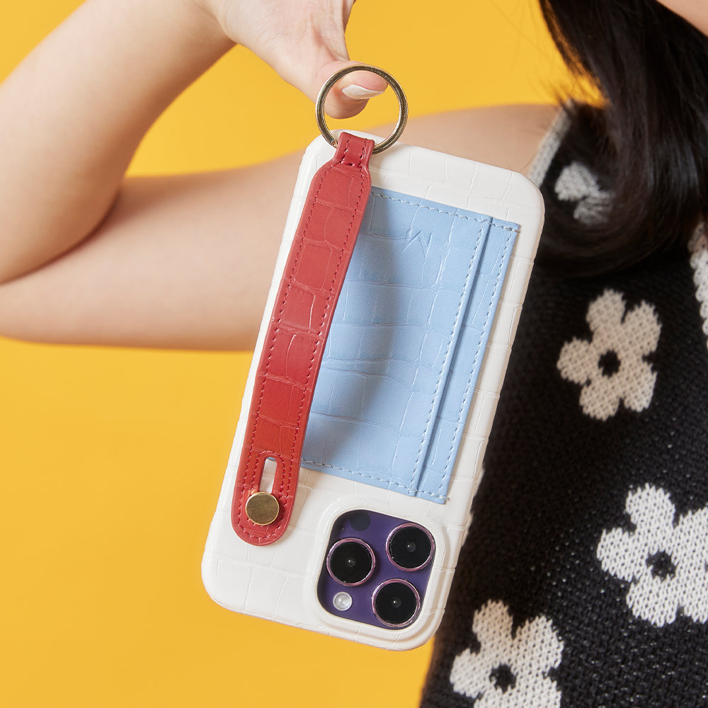 12 Pro Phone Case With Hand Holder MUSE 3Tone Hand Strap Phone