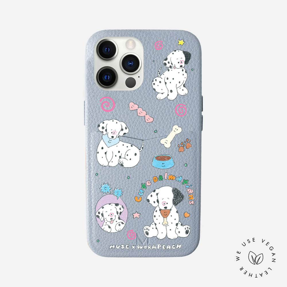 Dalmatian ‘Muse x Worapeach’ Personalized Phone Case