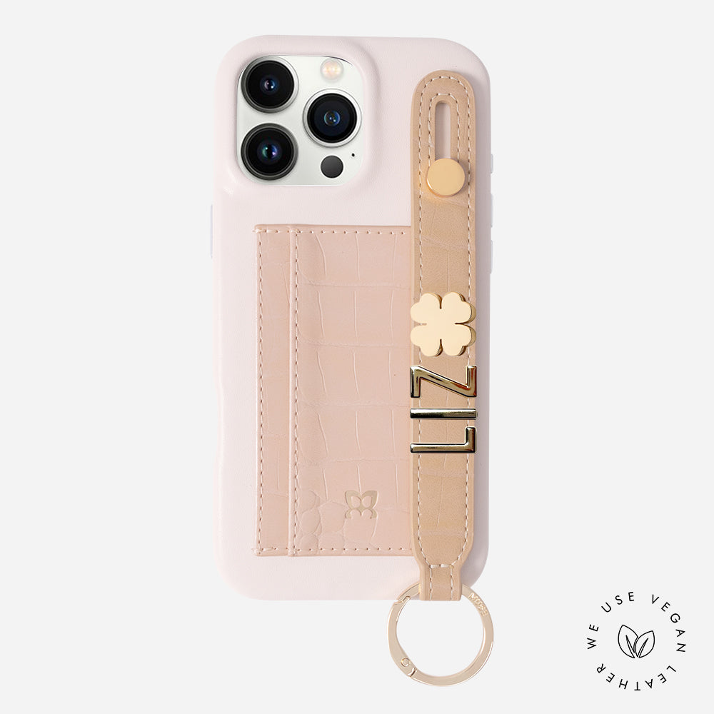 Croc Card Holder iPhone Case With Strap | MUSE on the move Croc Card Holder iPhone Case With Strap | MUSE on the move