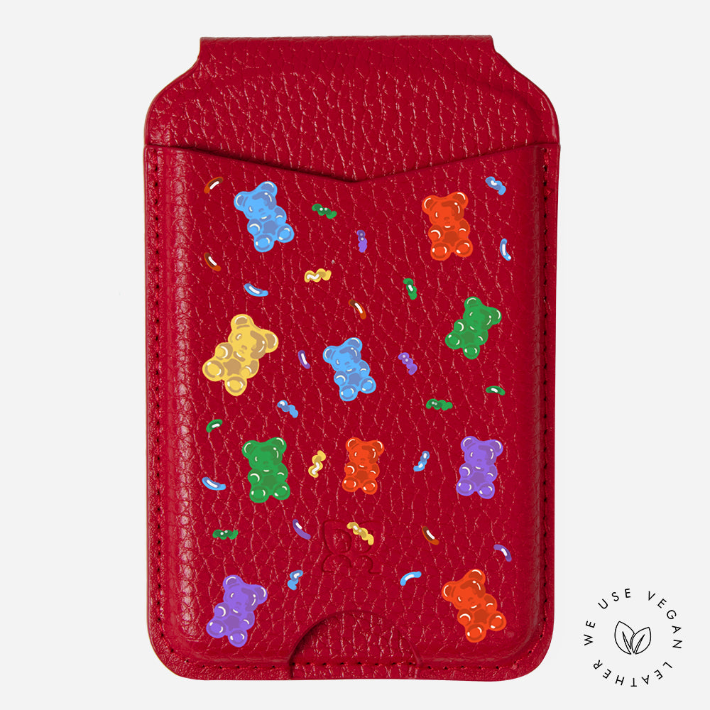 Jelly jolly - Personalized Flap-On Wallet & Phone Stand With Mirror