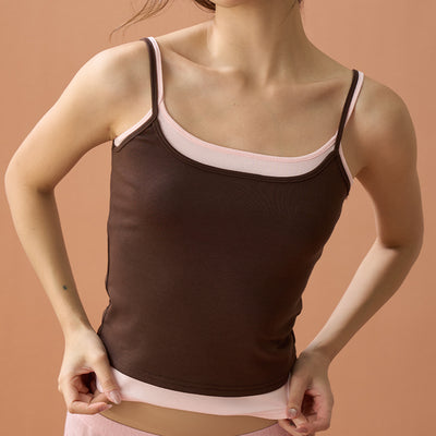 Double Layer Camisole Top