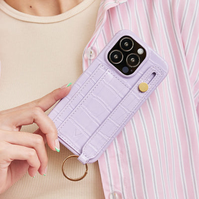 Hand Strap Card Holder Phone Case (iPhone 15 Plus)