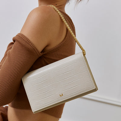 Front Flap WOC Shoulder Bag