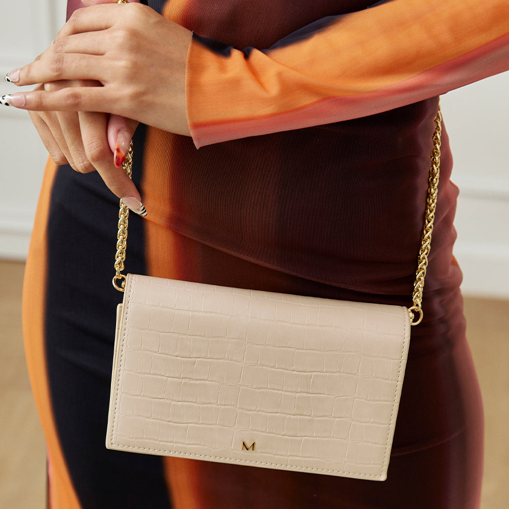 Front Flap WOC Shoulder Bag