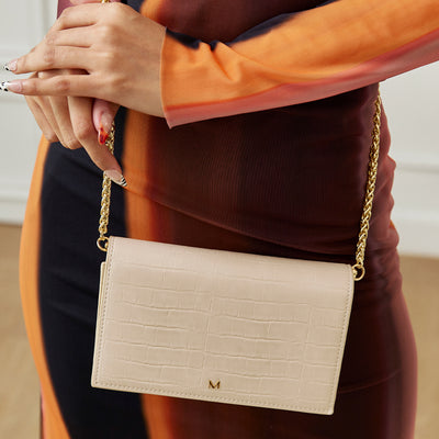 Front Flap WOC Shoulder Bag