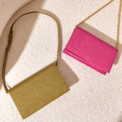 Front Flap WOC Shoulder Bag