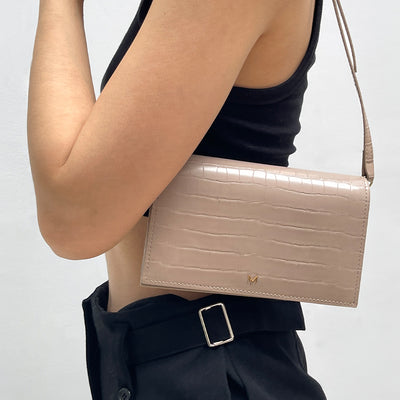 Front Flap WOC Shoulder Bag