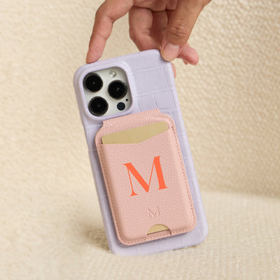 Pebbled MagRing Card Wallet  - Joane