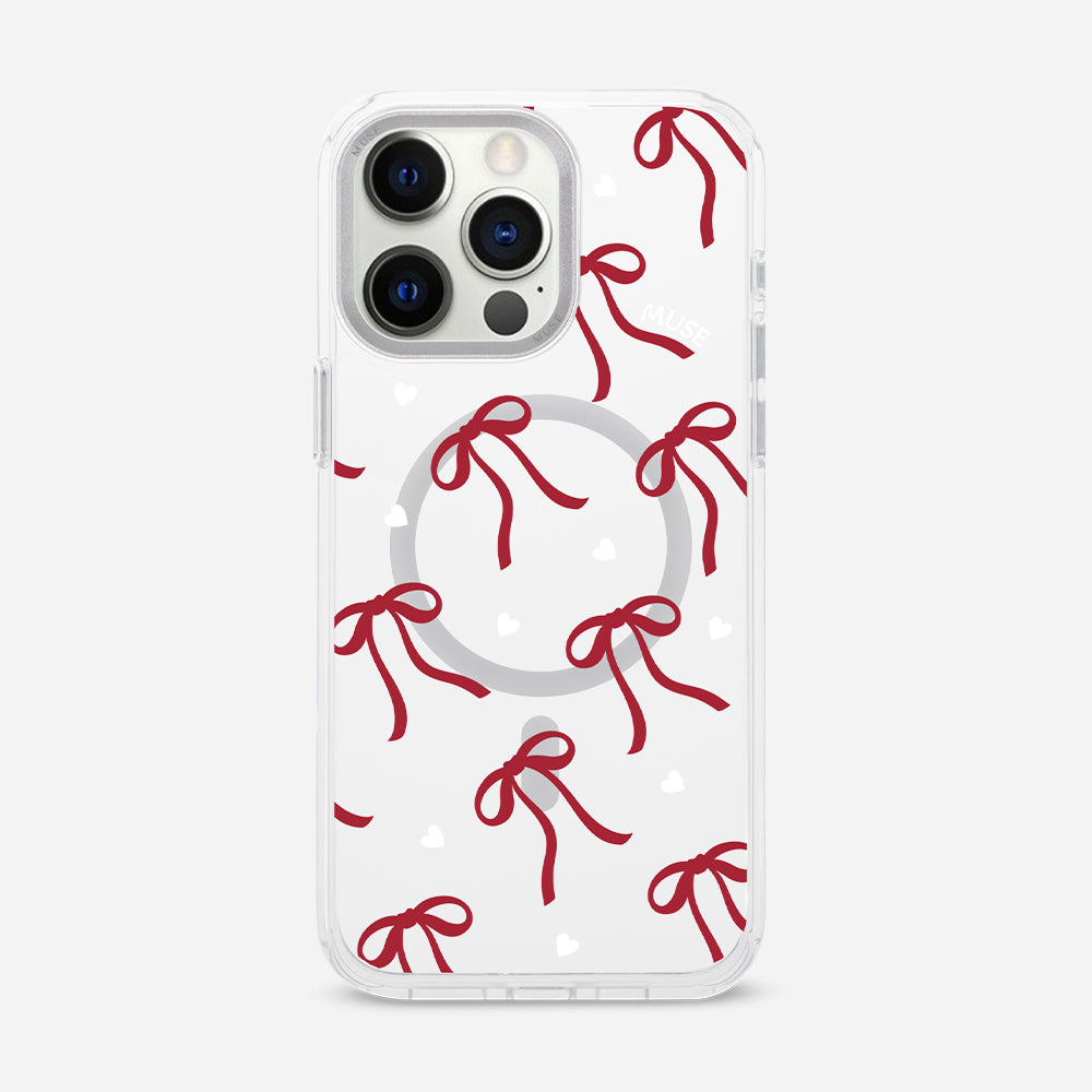 Sweetheart Bows ‘MUSE Your Way’ Clear Case With MagRing Personalized Phone Case