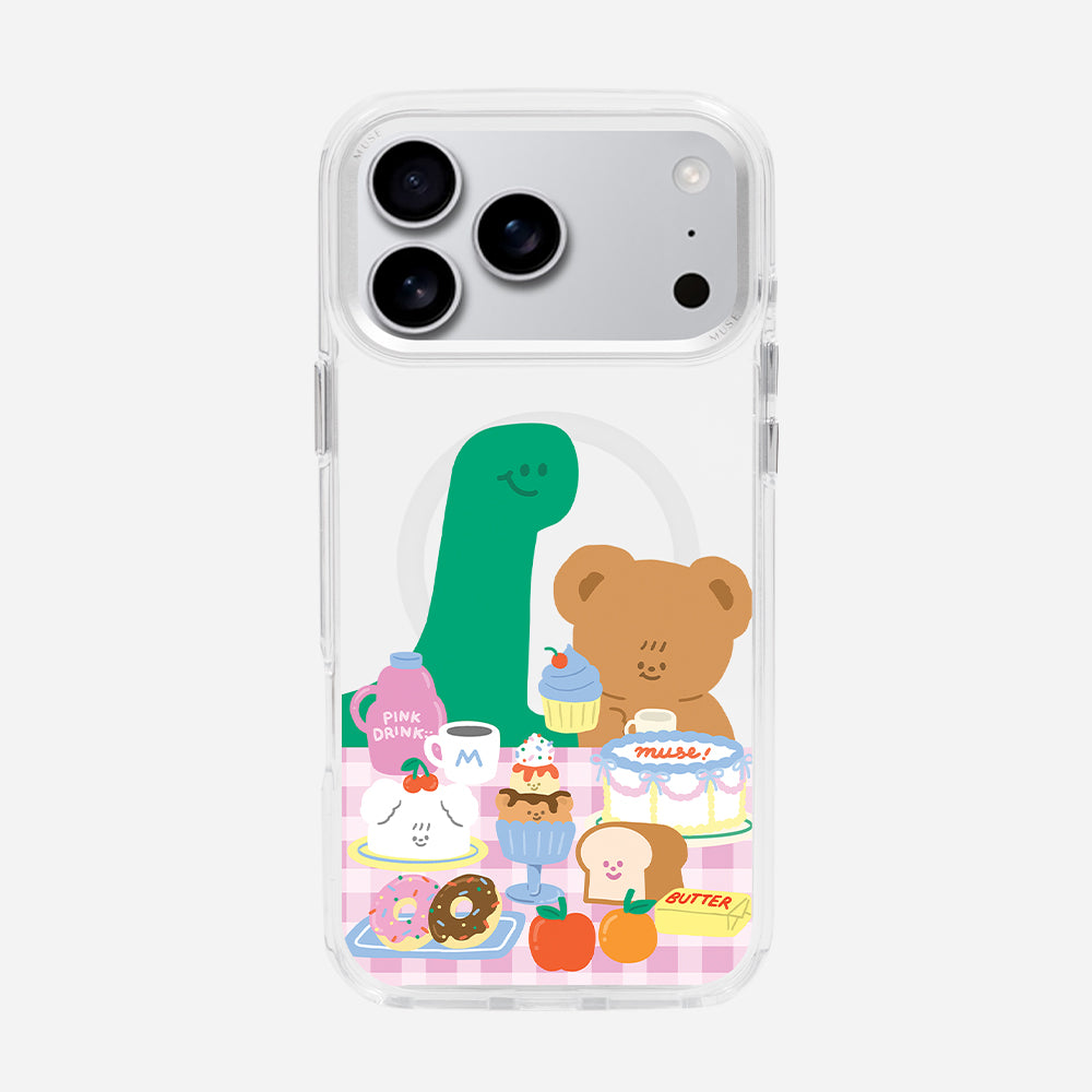 Bakery Shop ‘MUSE x Stickwithme4ev’  Clear Case With MagRing Personalized Phone Case
