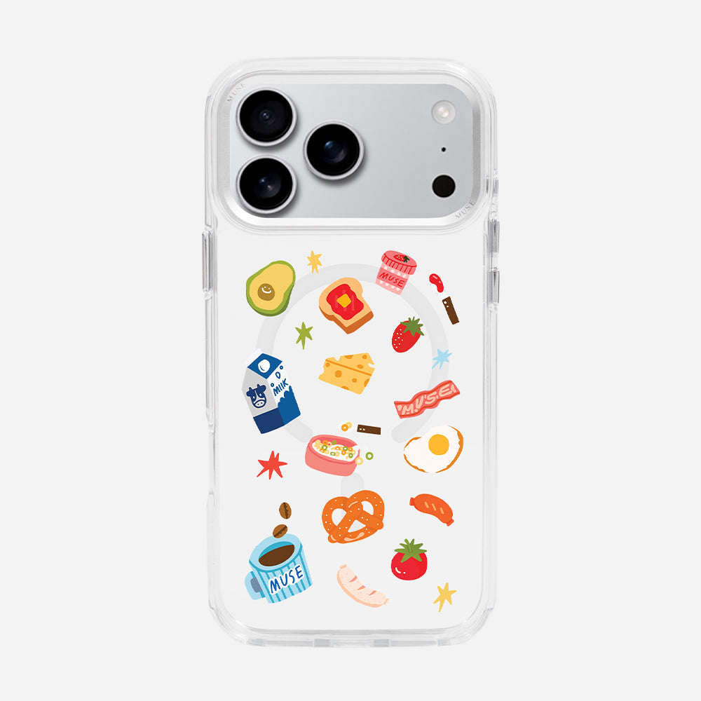 Brekkie ‘MUSE Your Way’ Clear Case With MagRing Personalized Phone Case