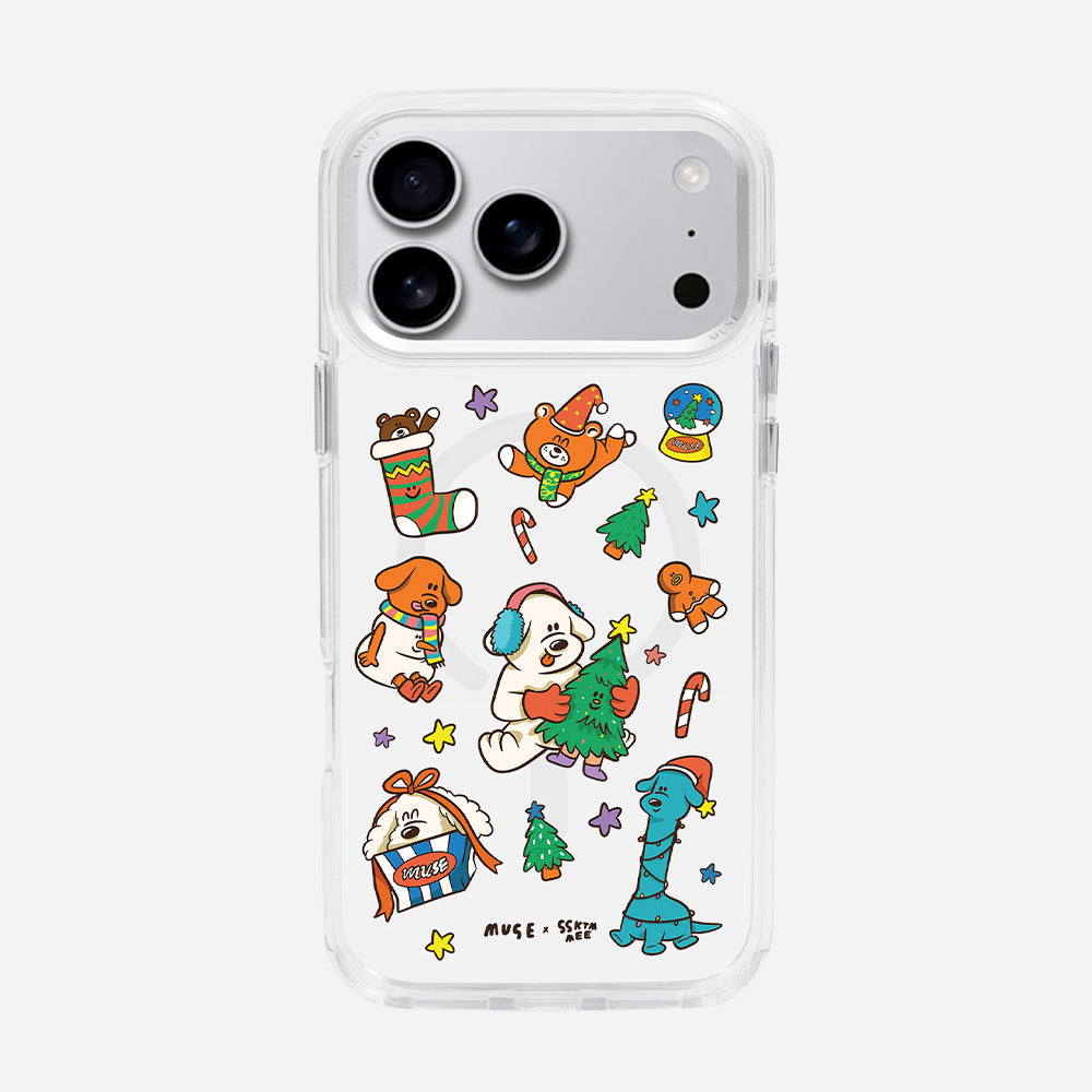 Christmas Party 'SSKTMMEE x MUSE’ Clear Case With MagRing Personalized Phone Case