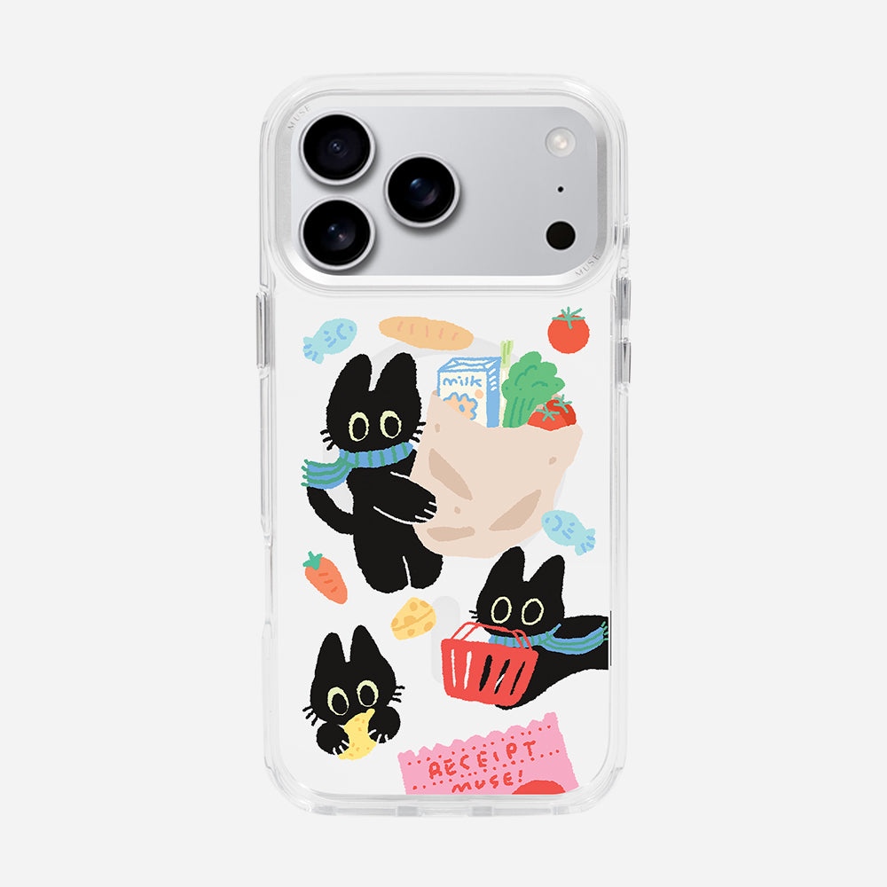 Grocery Day ‘Muse x I Peach You A Lot’ Clear Case With MagRing Personalized Phone Case