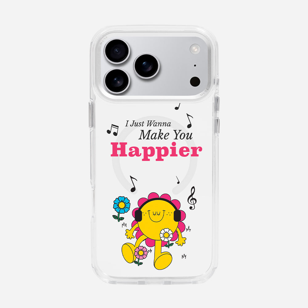 Wanna Make You Happier 'Spread Your MUSE ’ Clear Case With MagRing Personalized Phone Case