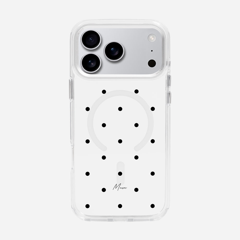 Mini Dots ‘MUSE Your Way’ Clear Case With MagRing Personalized Phone Case-Copy