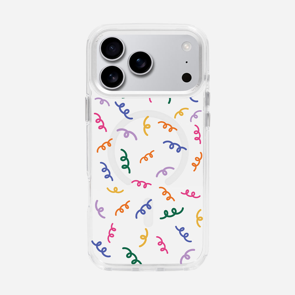 Sprinkle Doodles - MUSE Your Way’ Clear Case With MagRing Personalized Phone Case