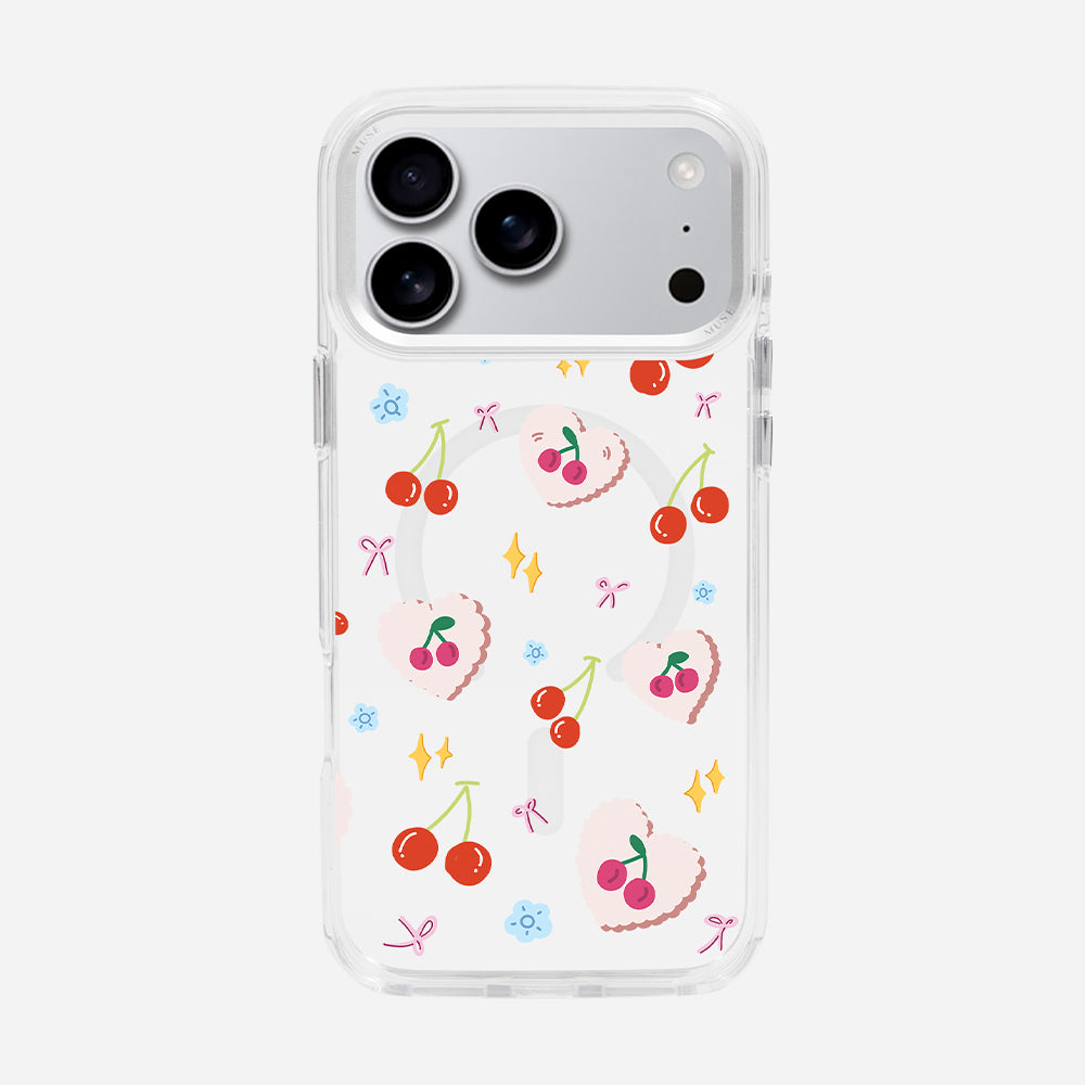 Twinkie Cherries - MUSE Your Way’ Clear Case With MagRing Personalized Phone Case