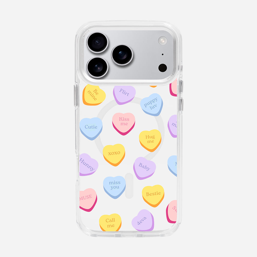 Valentine's Candy ‘MUSE Your Way’ Clear Case With MagRing Personalized Phone Case