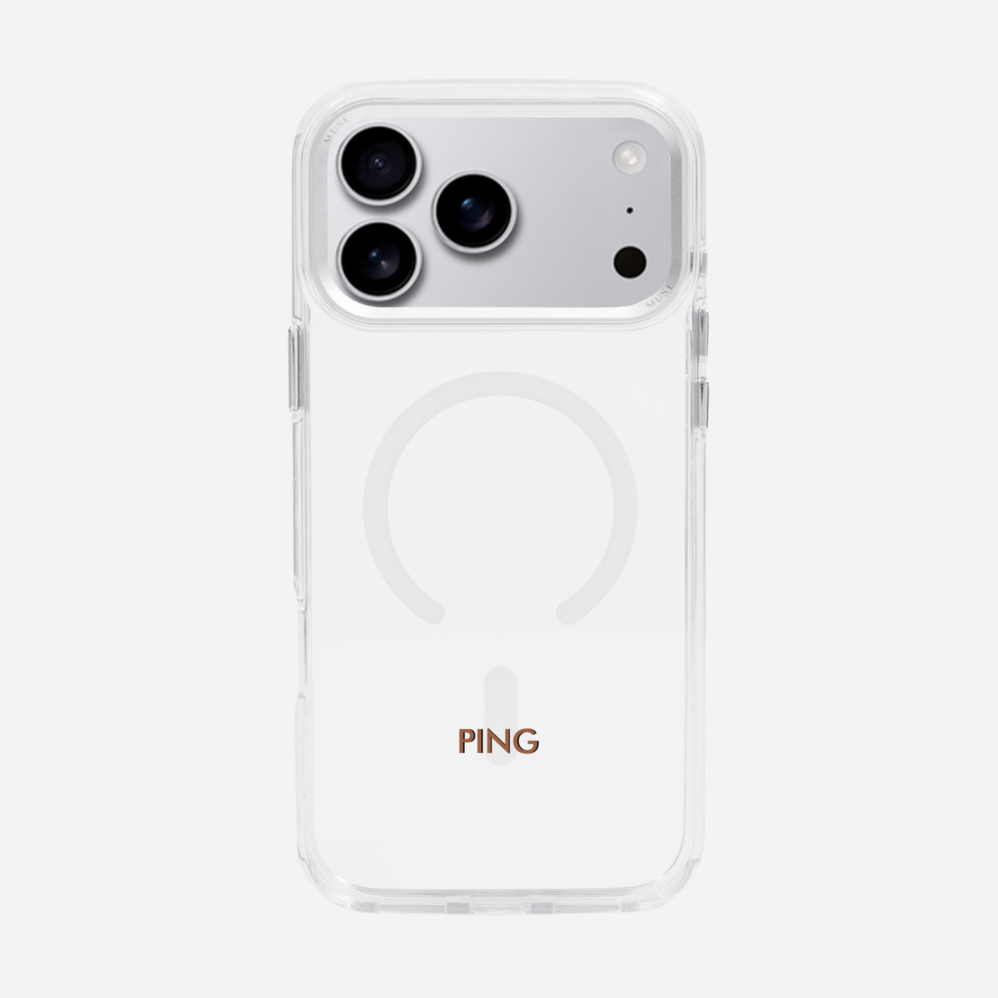 Initials - ‘MUSE Your Way’ Clear Case With MagRing Personalized Phone Case