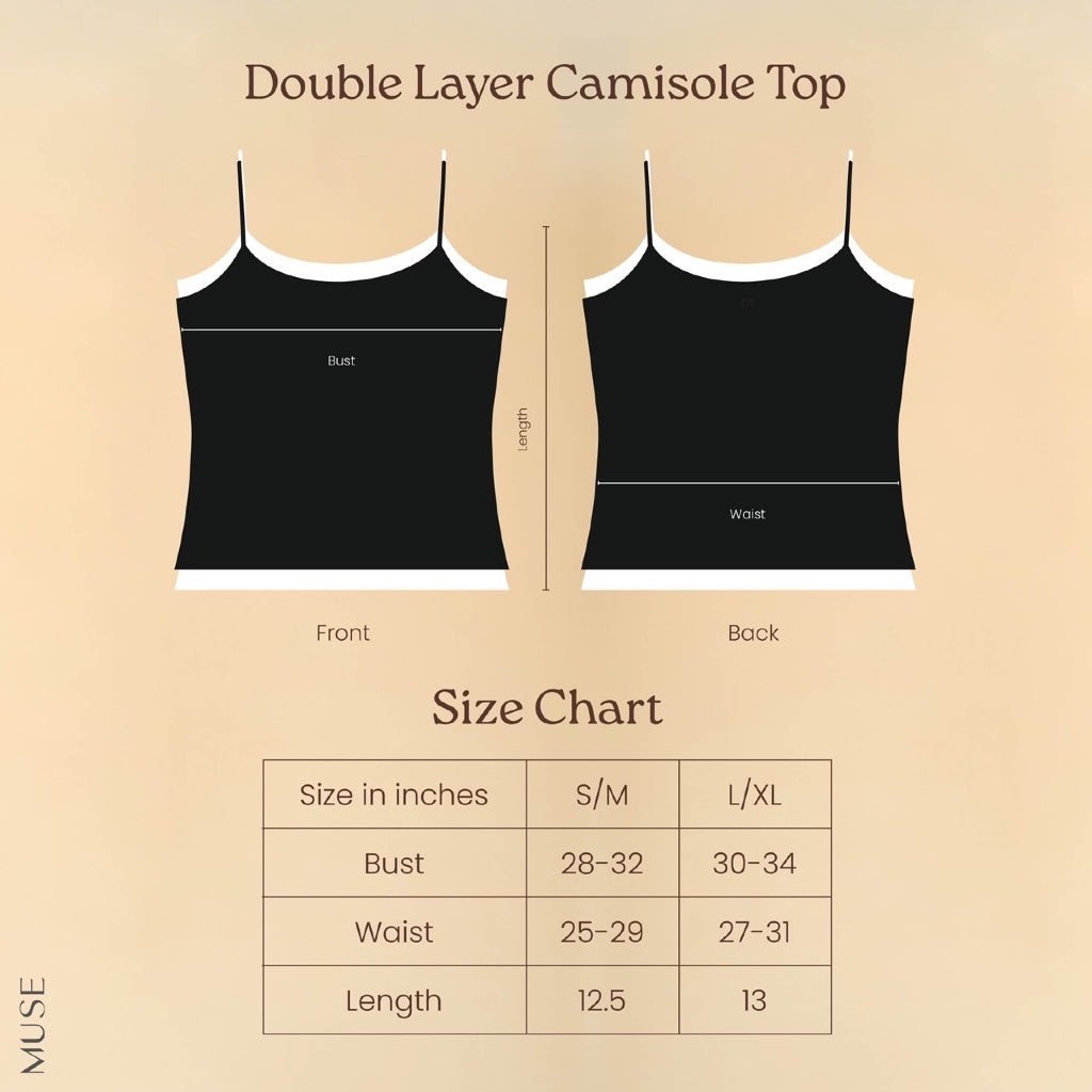 Double Layer Camisole Top