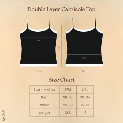 Double Layer Camisole Top