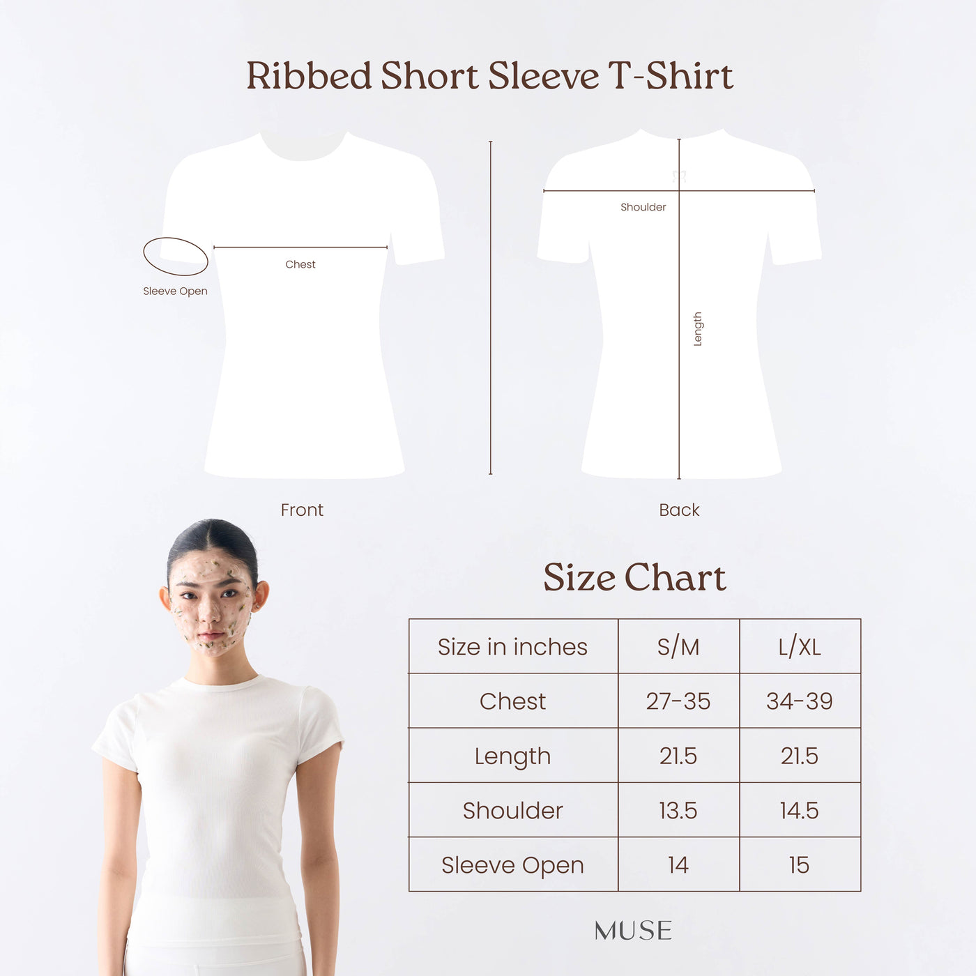 Ribbed Short Sleeve T-Shirt