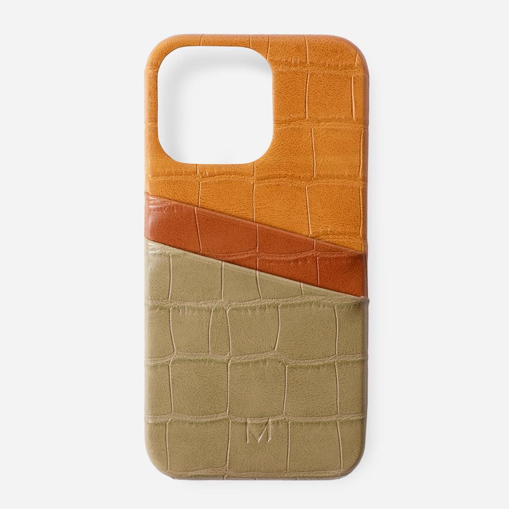iPhone Phone Case with Card Holder iPhone 14 Pro in 3Tone colors