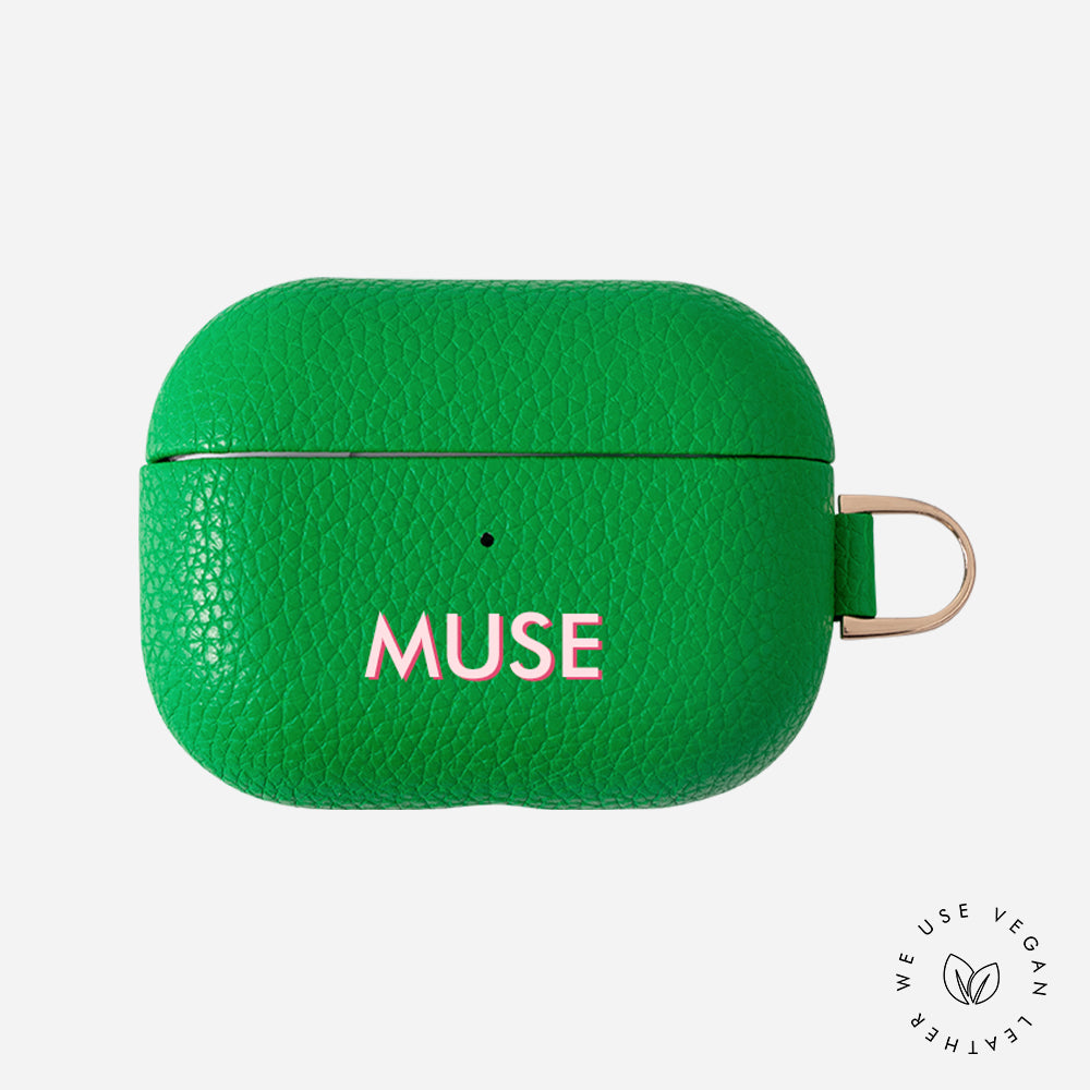 Pebbled AirPods Case - MUSE on the move