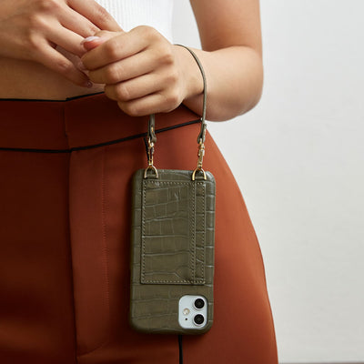 Strap Card Holder Phone Case (iPhone 11 Pro Max)