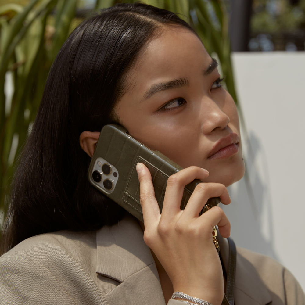 Strap Card Holder Phone Case (iPhone 12 Pro Max)