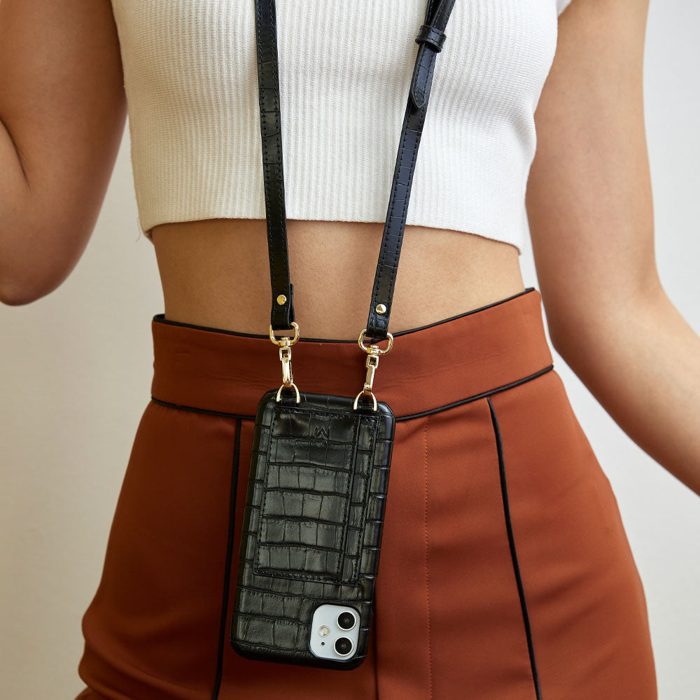 Strap Card Holder Phone Case (iPhone 11 Pro Max)