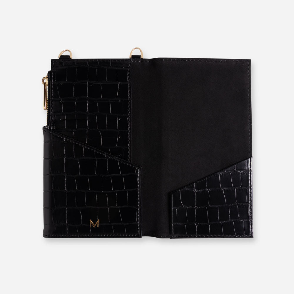 Side Flap Passport Holder with Strap - MUSE on the move