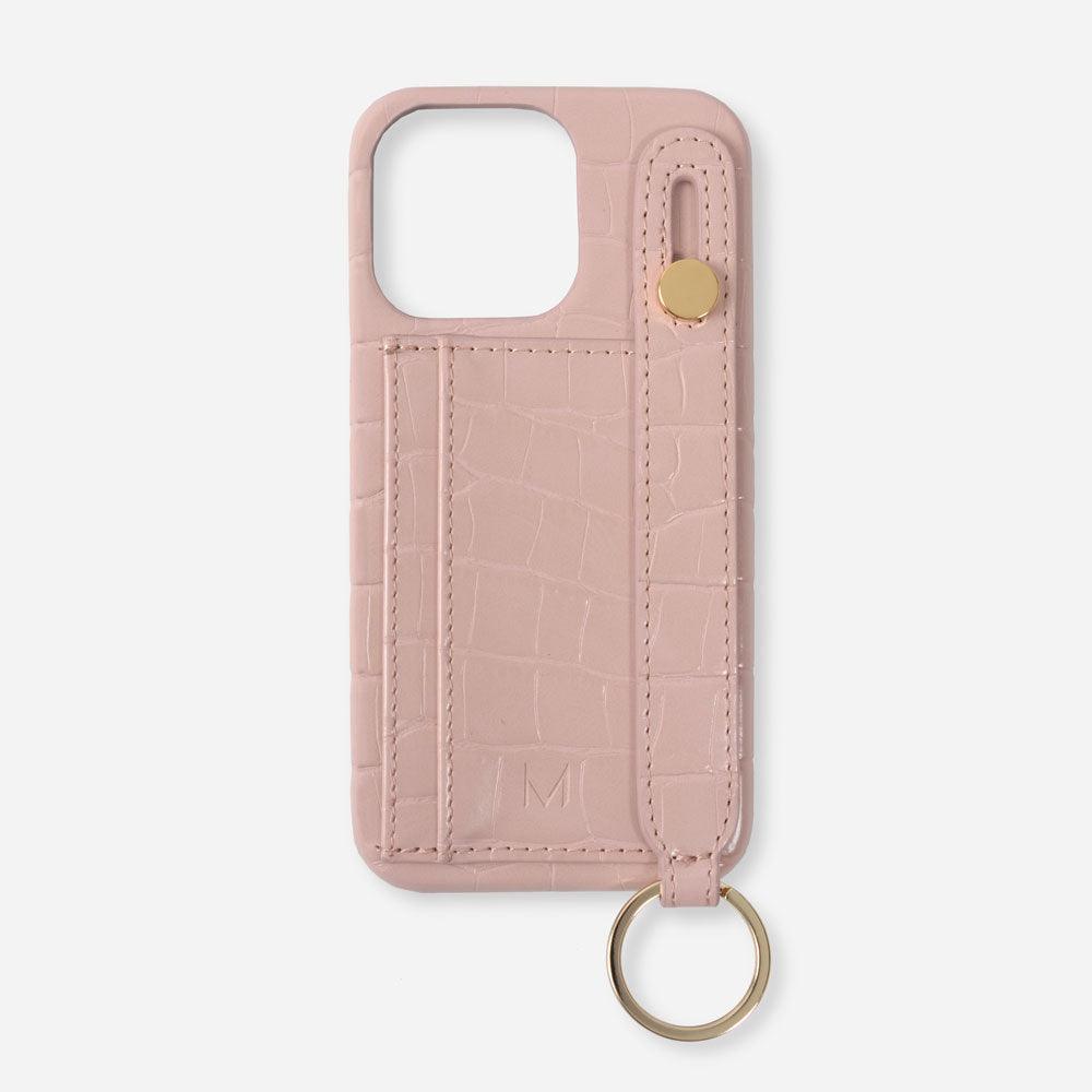 Personalized iPhone Case with Hand Strap Card Holder